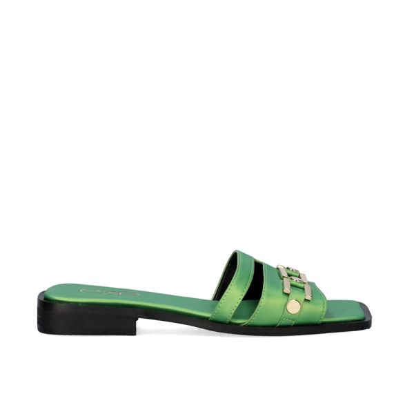 SANDÁLIA PLANA ANNIE-220 VERDE