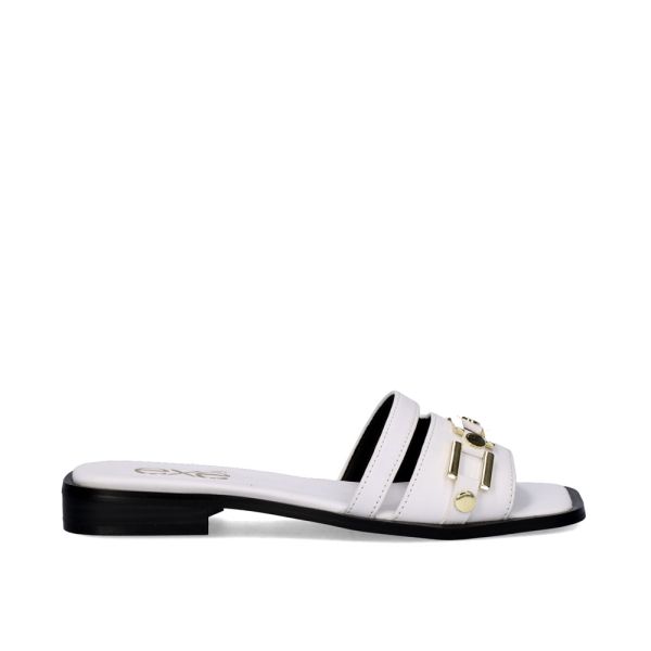 SANDÁLIA PLANA ANNIE-220 BRANCO