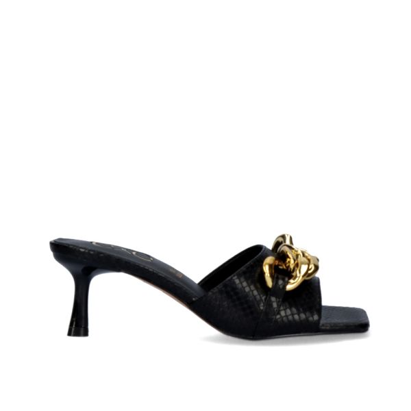 SANDÁLIA SALTO BAIXO BETTA-300 PRETO