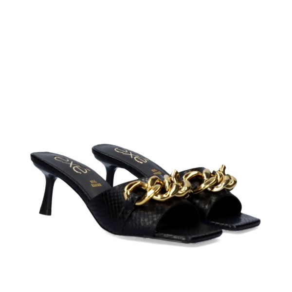 SANDÁLIA SALTO BAIXO BETTA-300 PRETO