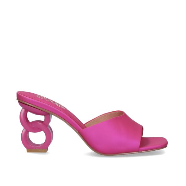 SANDÁLIA DE SALTO NOVO LILIAN-160 FUXIA