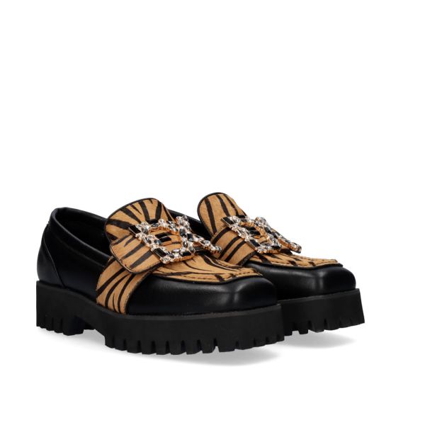 MOCASSIM EXÉ P212-W168T ZEBRA BEGE
