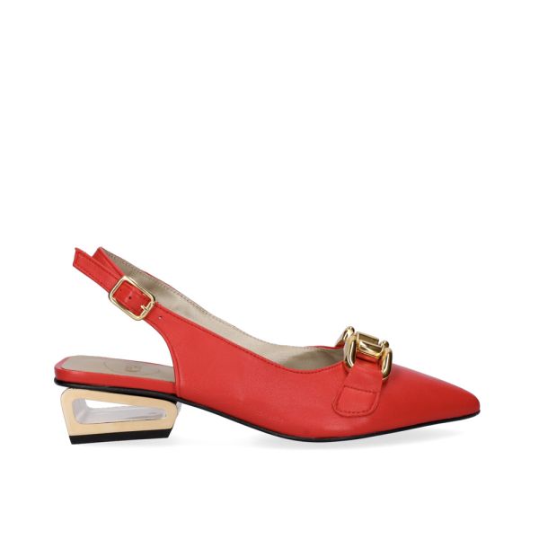 MOCCASIN PARIS-140 VERMELHO
