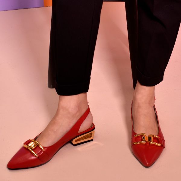 MOCCASIN PARIS-140 VERMELHO